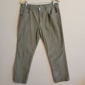 Brooks Brothers Corduroy Tan Brown Pants Waist‎ 35W 30L